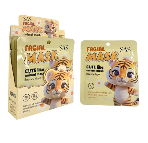 Mascarilla facial tigre